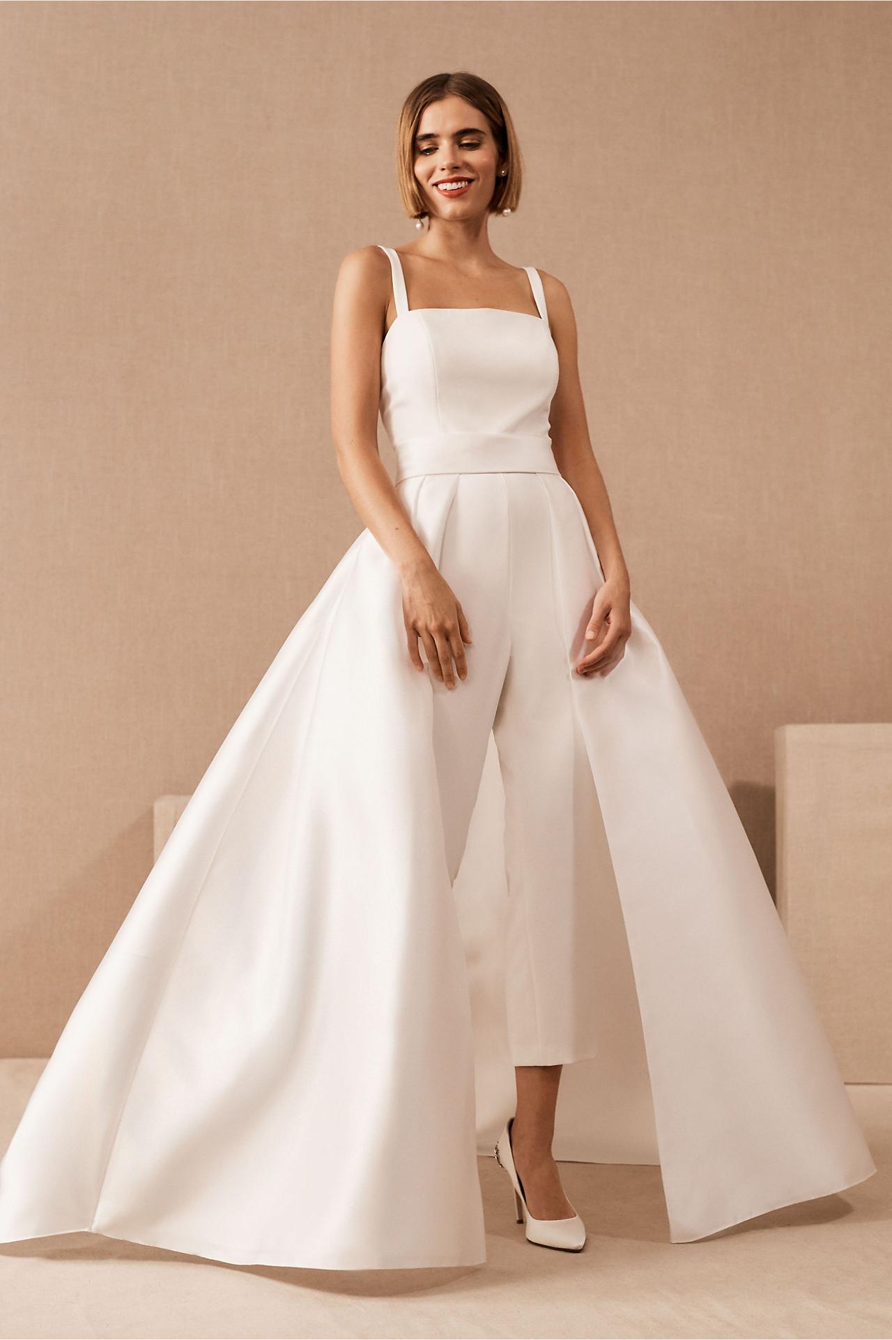 33 White Bridal Jumpsuits for Weddings, Elopements & Minimonies