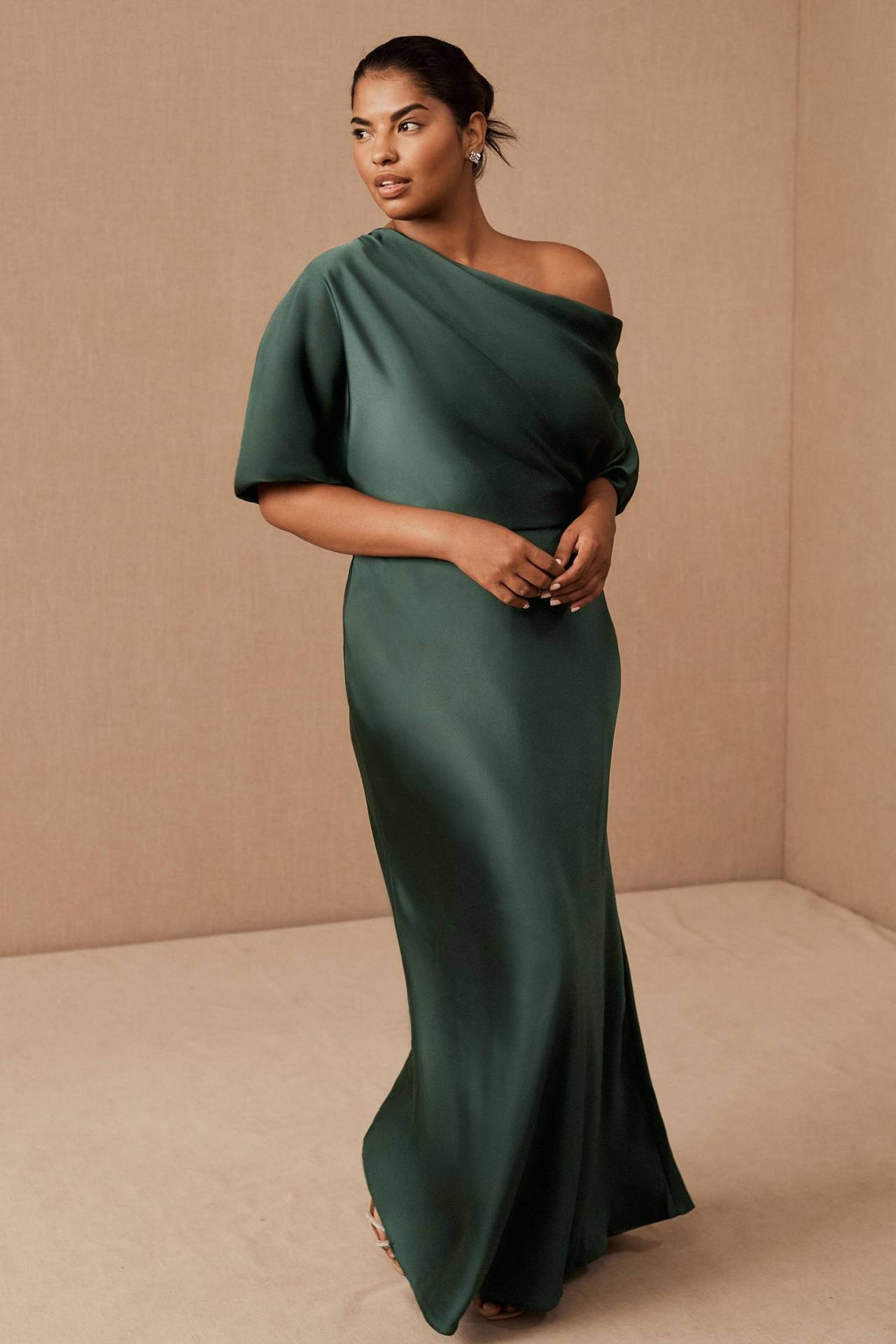 Wedding guest 2025 one shoulder dress