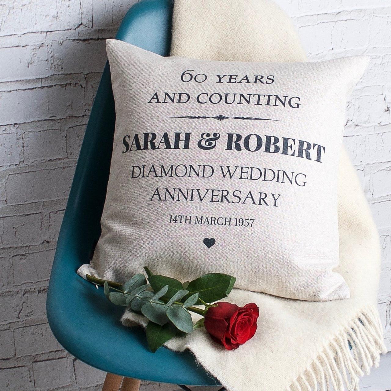 60th Wedding Anniversary Gifts for Couple for Parents 60 