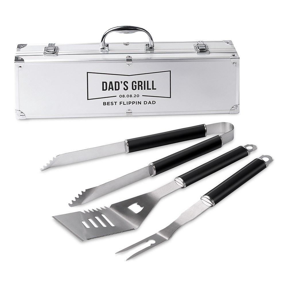 Daddy's Grill Gift - Personalized Grill Set for Dad