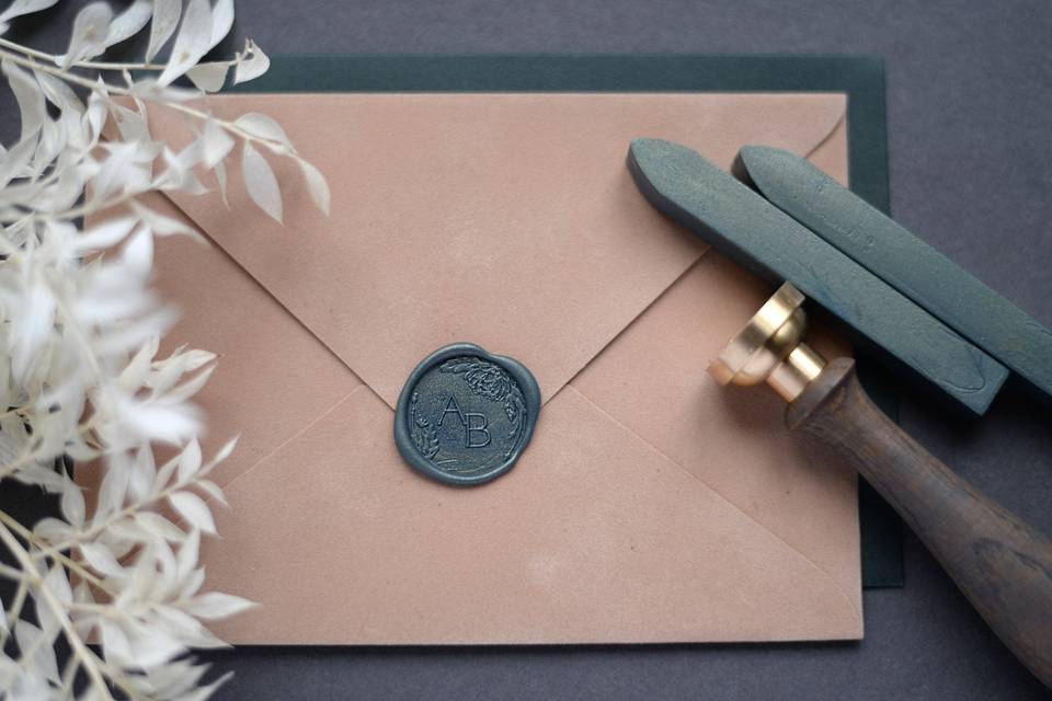 Gold YUIO Envelope Invitations Stamp Letter Cards Embossing Sealing Wax Stick