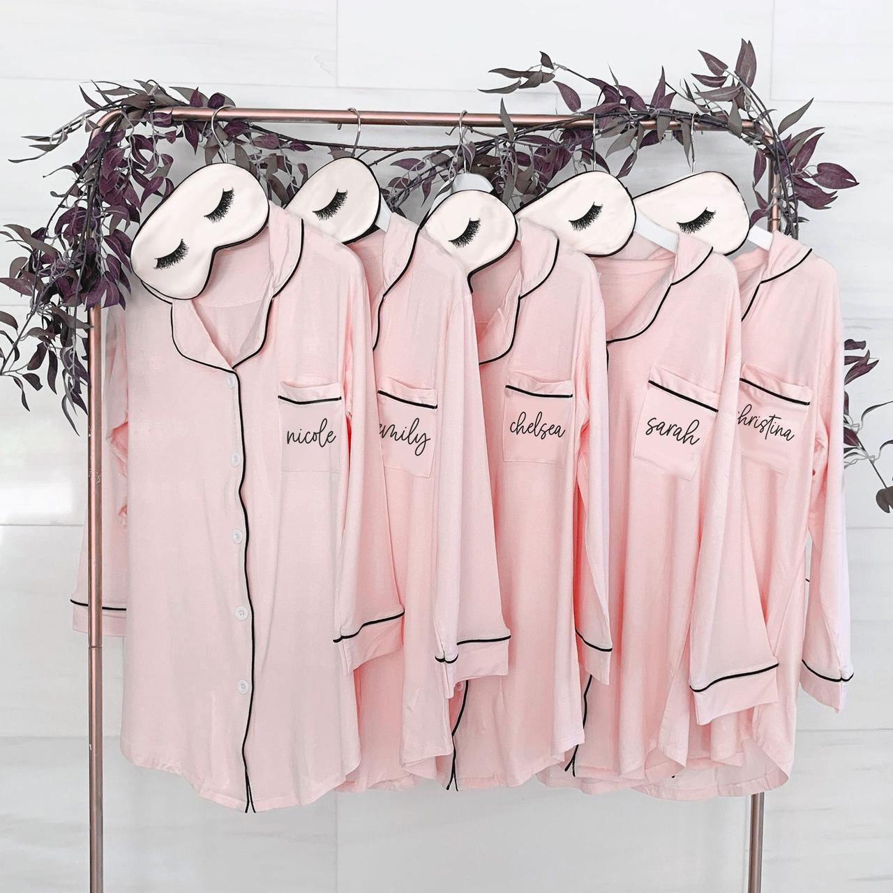 Bridesmaids button up store shirts