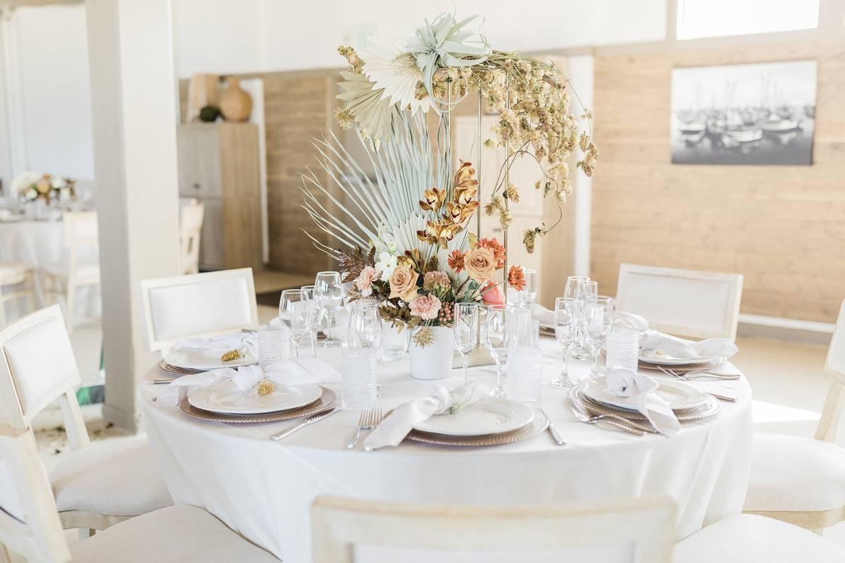 Beach Wedding Table Decorations