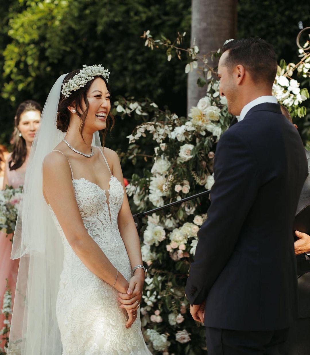 celebrity wedding hair