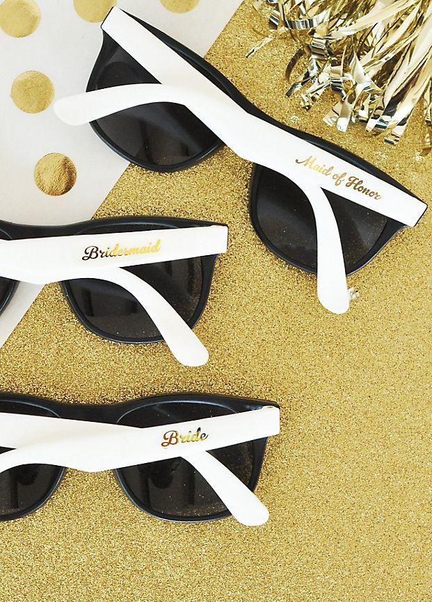 Bridal party sunglasses