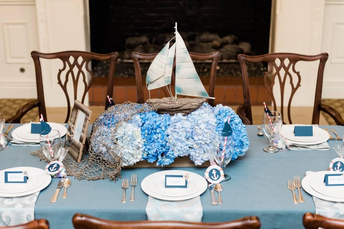 Beach wedding table and tablescape inspiration with coconut, coral