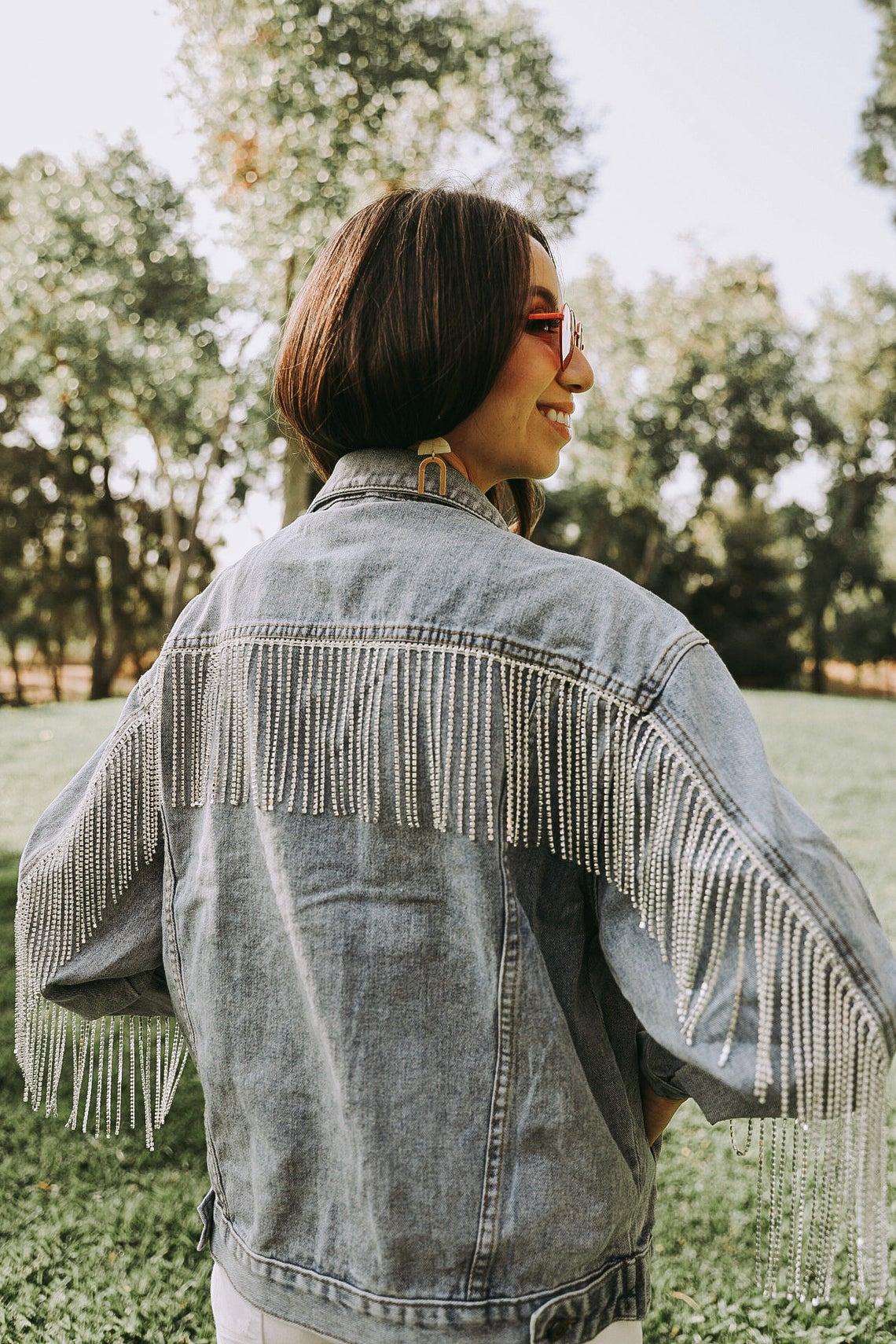 Jeans store jacket bride