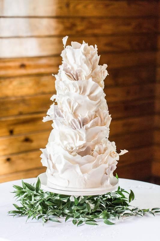 Four Tier Buttercream Wedding Cake — Skazka Cakes