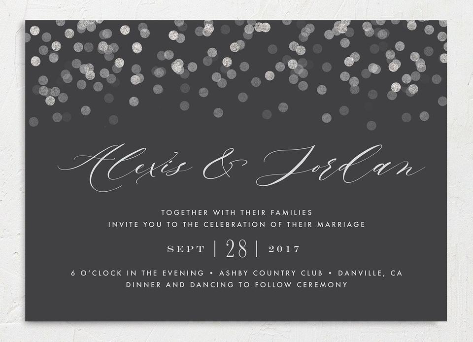 31 Winter Wedding Invitations That Are Modern And Chic