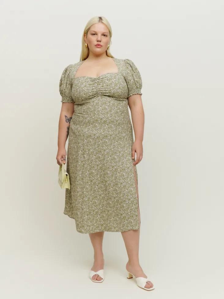 40 Plus Size Dresses To Wear To A Wedding As A Guest  Plus size fashion,  Puff dress, Plus size cottagecore