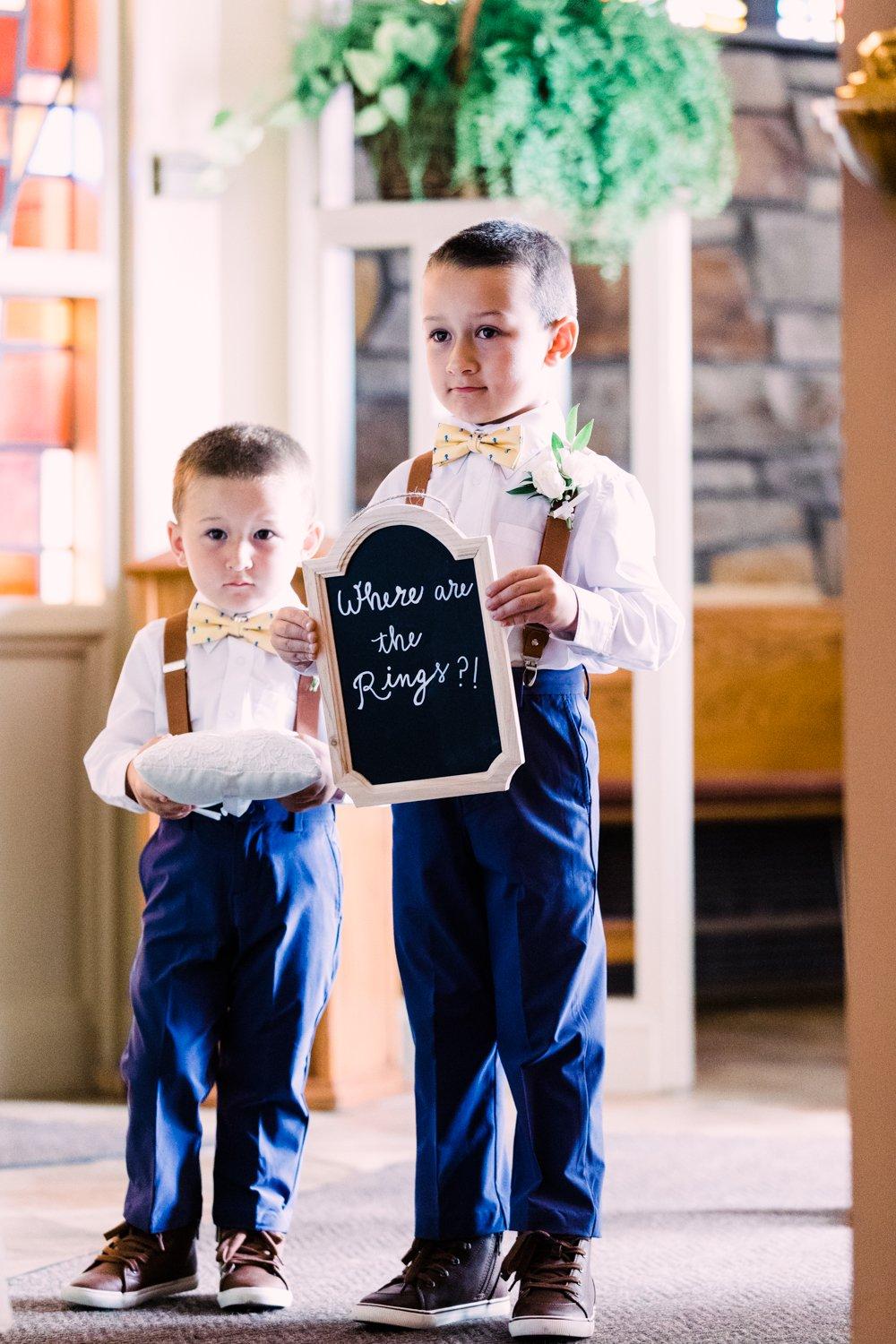 Little boy hot sale ring bearer