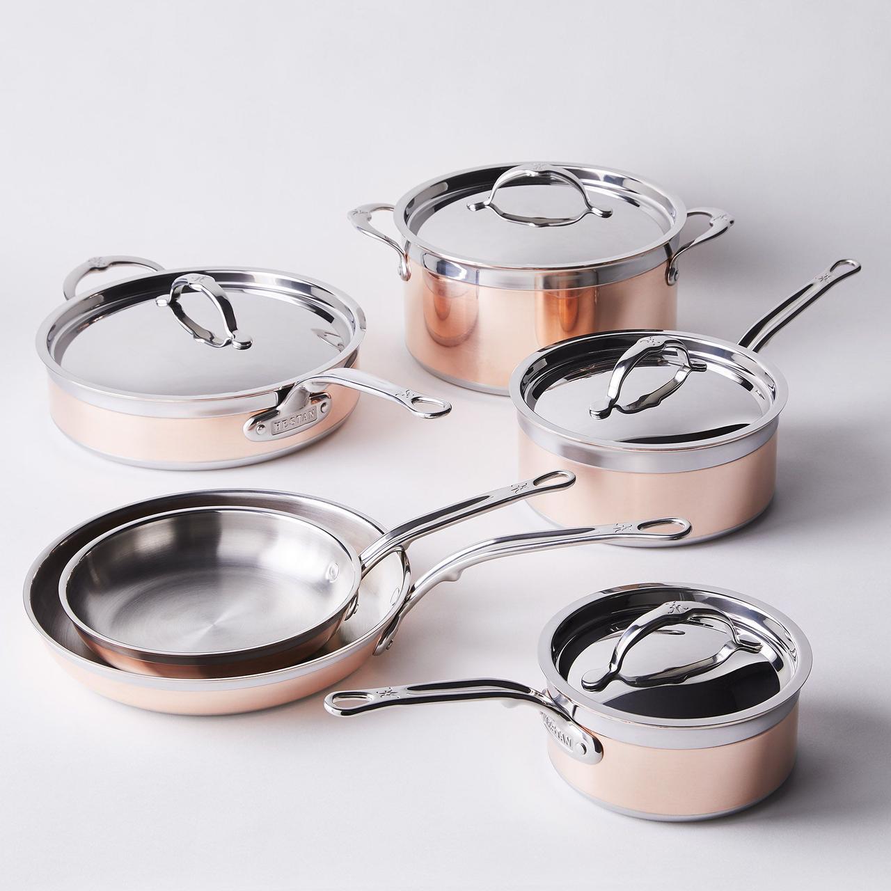 copper cookware set