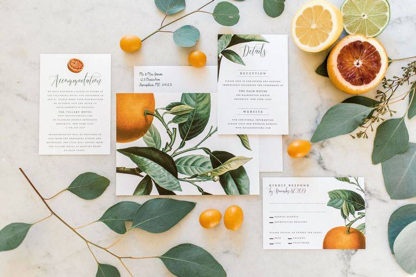 wedding stationery list