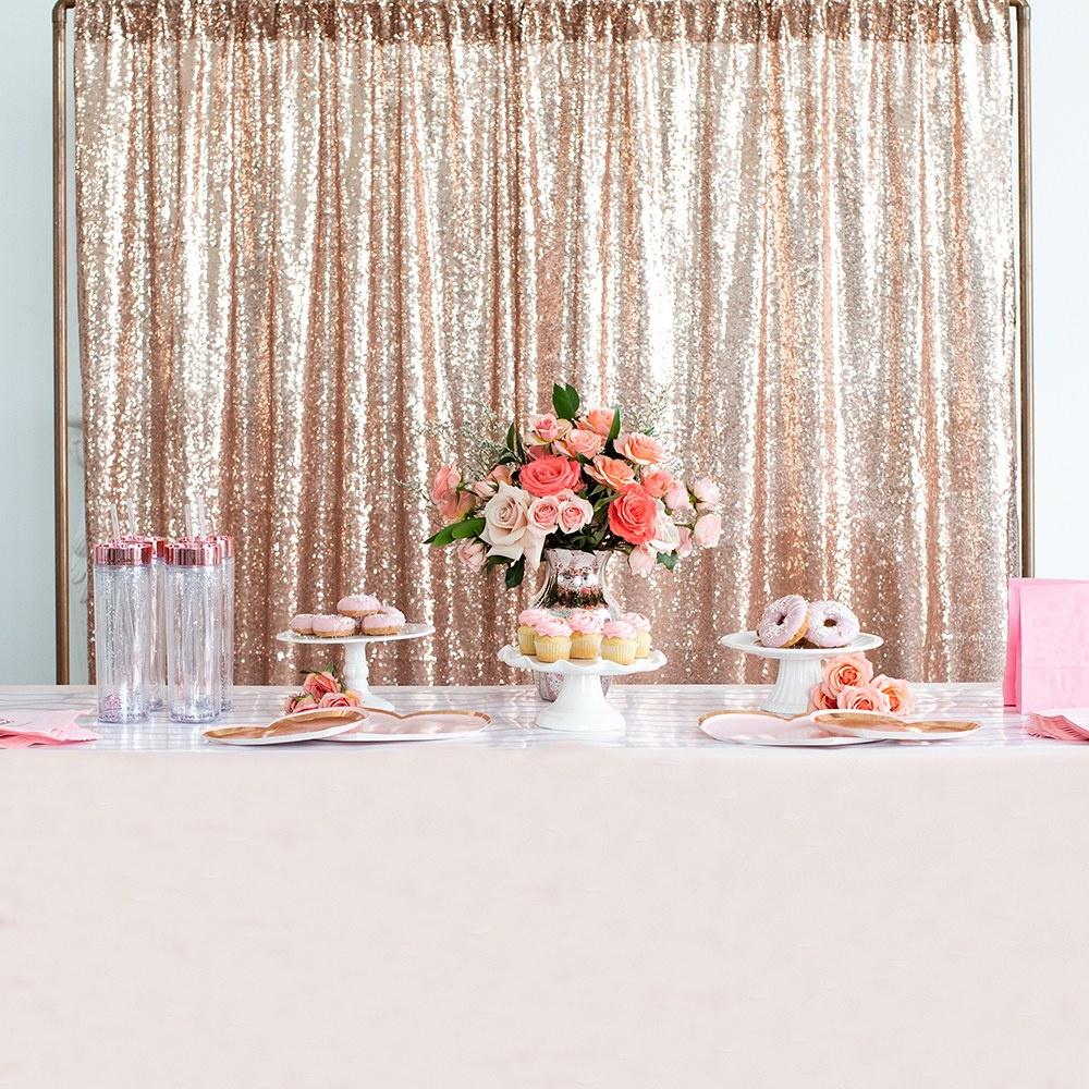 Bridal Shower Brunch Decorations Love You a Brunch Balloons Bridal Shower  Rose Gold Foil Fringe Curtain Bachelorette Party Supplies