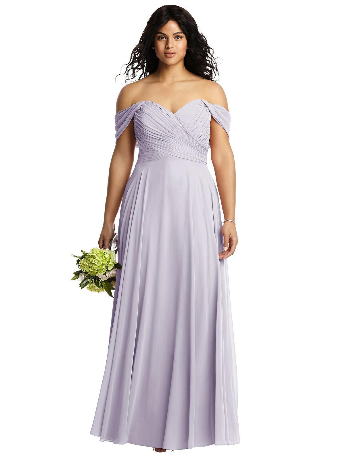 Pastel purple outlet bridesmaid dresses