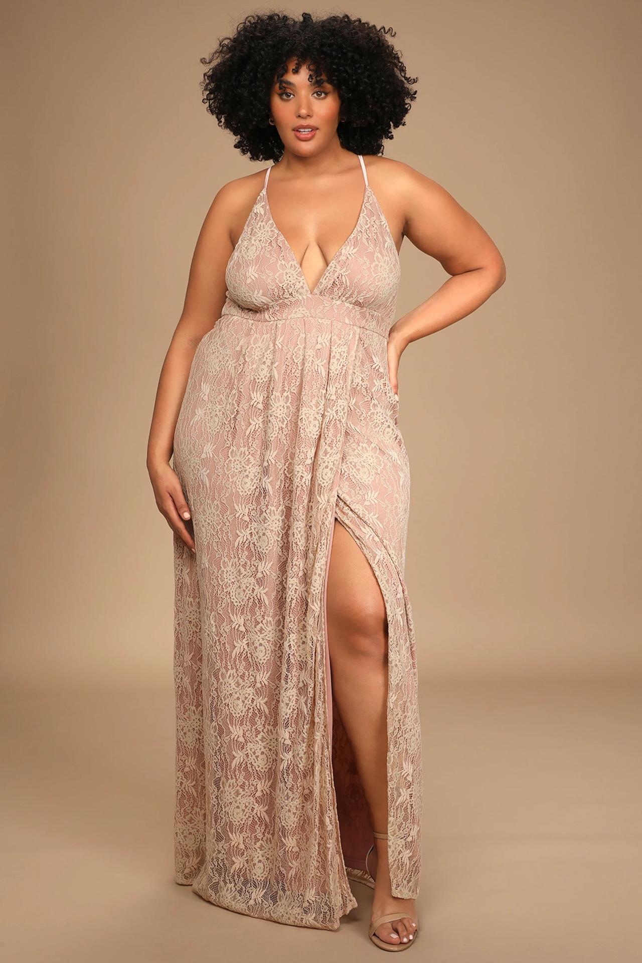 Plus size maxi hotsell dresses for summer wedding