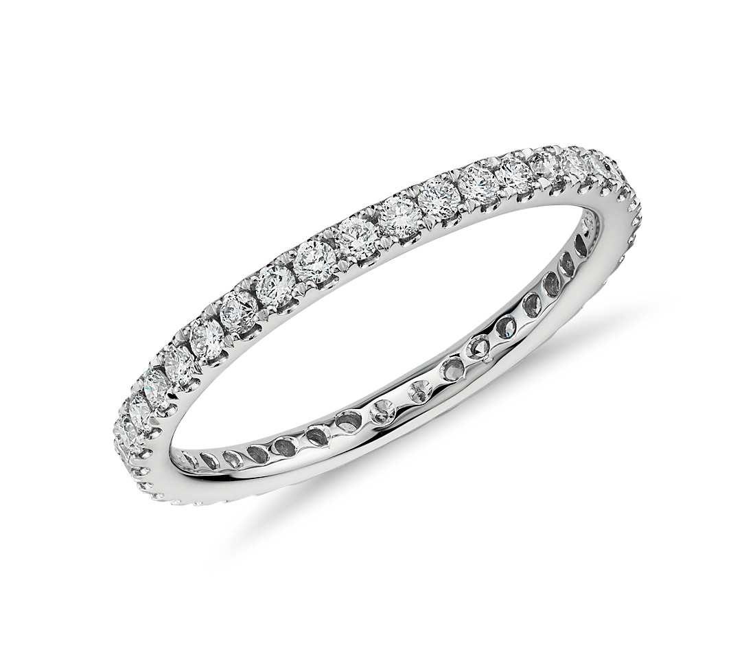 Simple hot sale eternity band