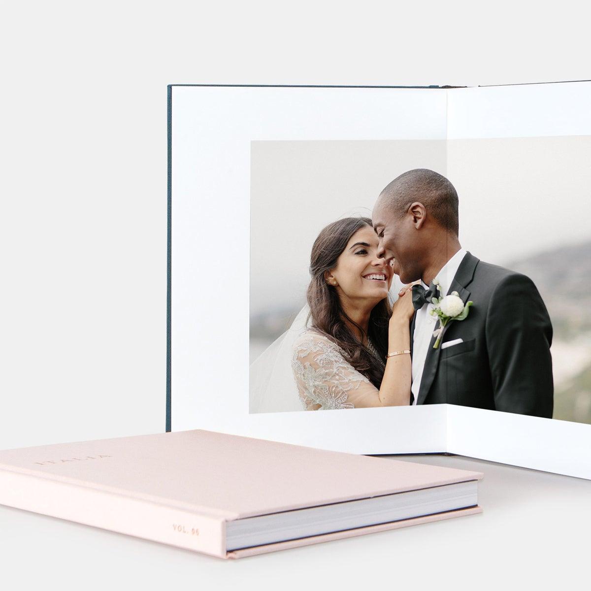 pink photo album