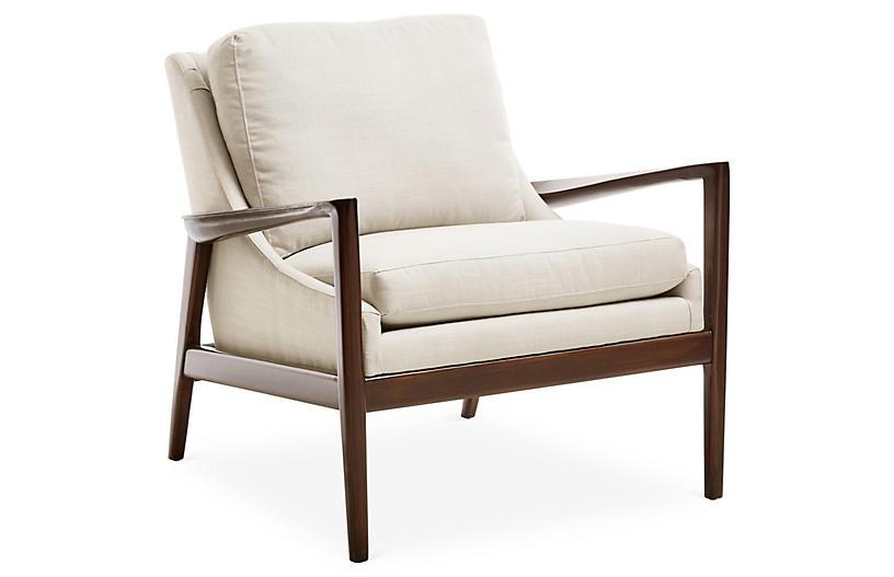 miles talbott ebonwood accent chair for 12th year wedding anniversary gift