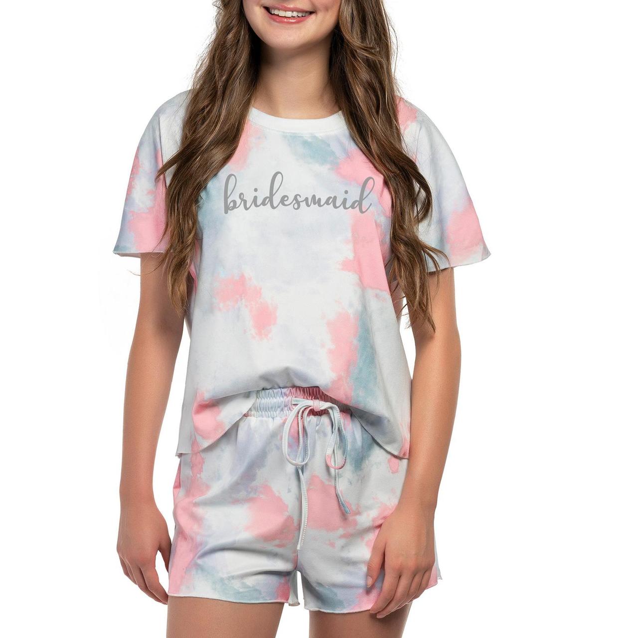 Pajamas Monogram ,Tie Dye Bridesmaid Pajama, Pajama Set Bridesmaid