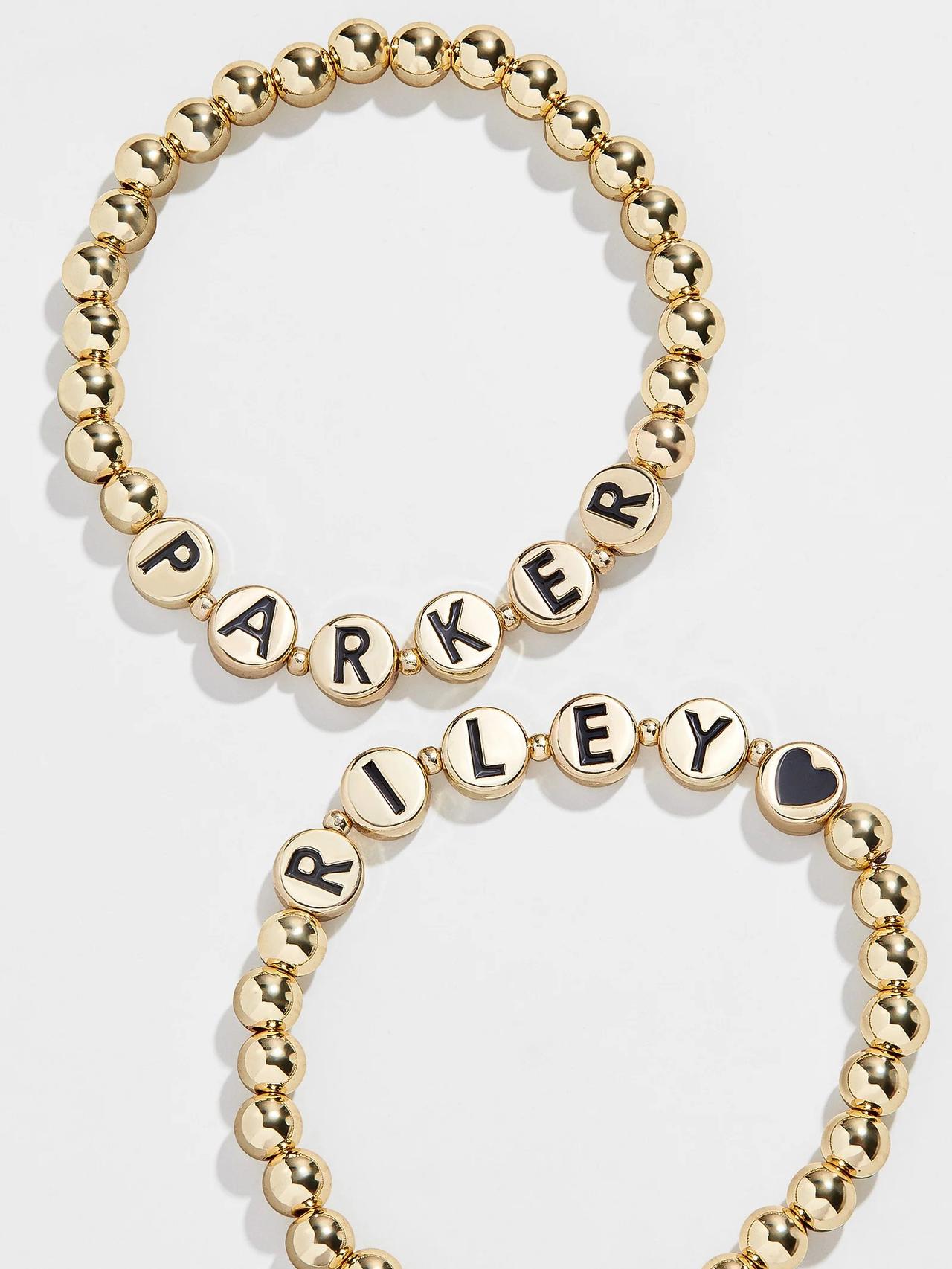 personalized beaded bracelet