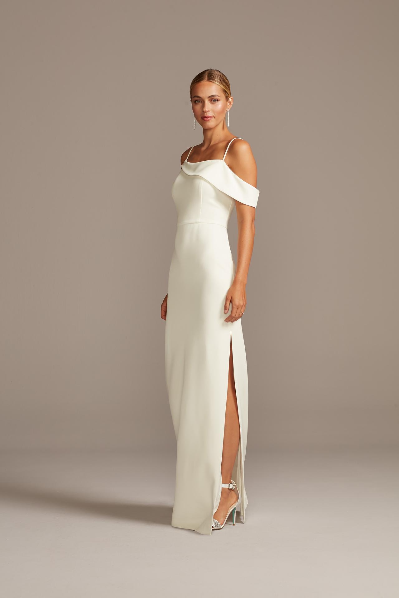 David's bridal 6 panel on sale dress