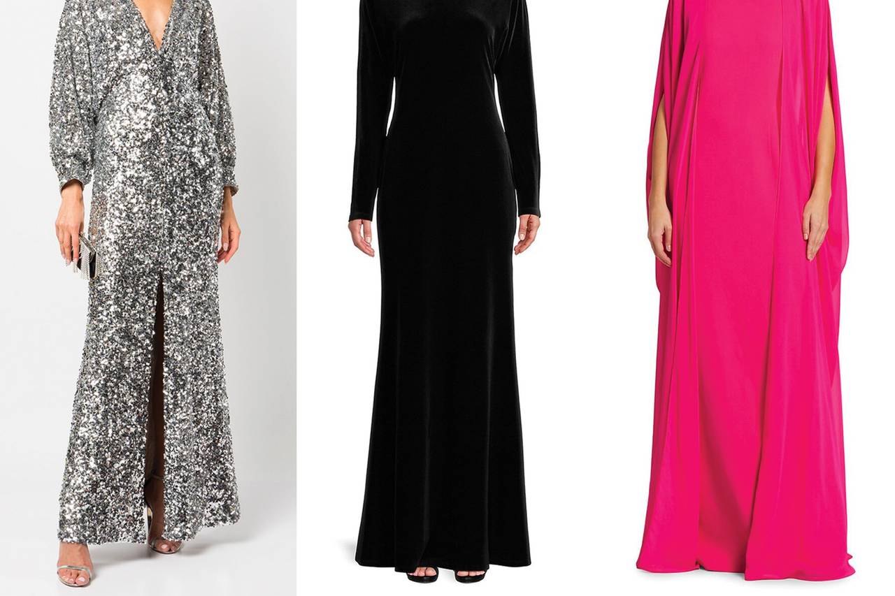 Long Sleeve Satin Dress – Elegant Threads