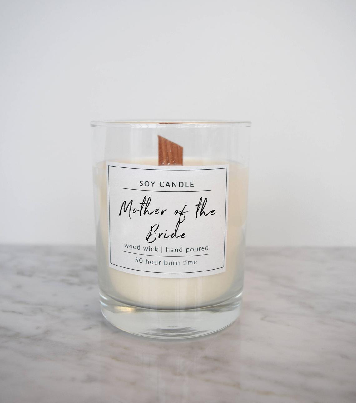 Mother of the Bride Definition Candle Mother of the Bride Candle  Personalized Mother of the Bride Wedding Gift 03-1 10.5 