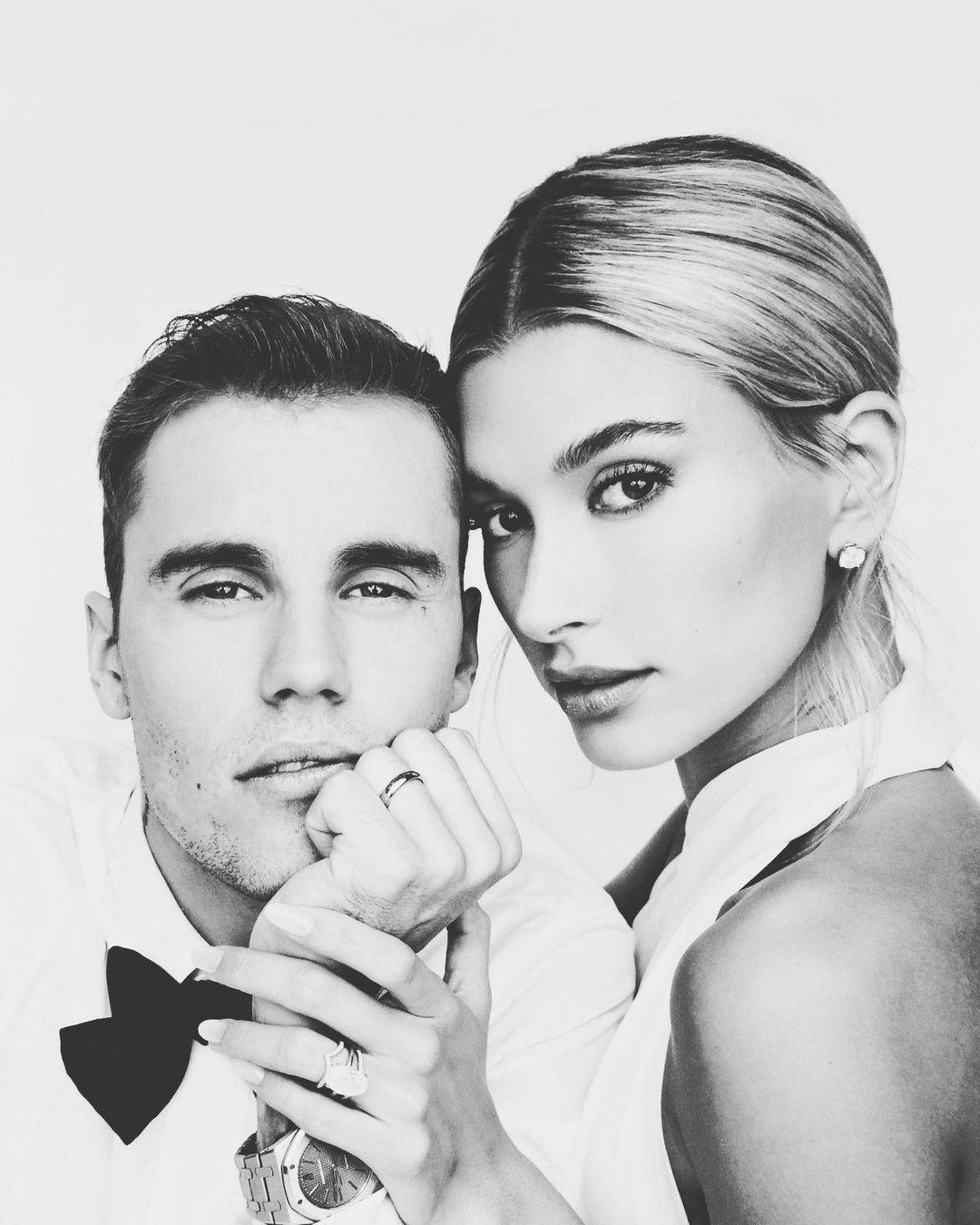 hailey bieber wedding makeup