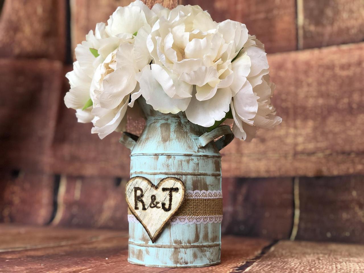 Vase Centerpieces for Bridal Shower Decorations Rustic Engagement Party  Centerpiece Birch Vintage Rustic Wedding Decor Rustic Wedding 