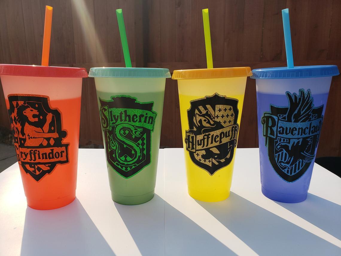 Harry Potter Icons Reusable Plastic Straws | Set of 4