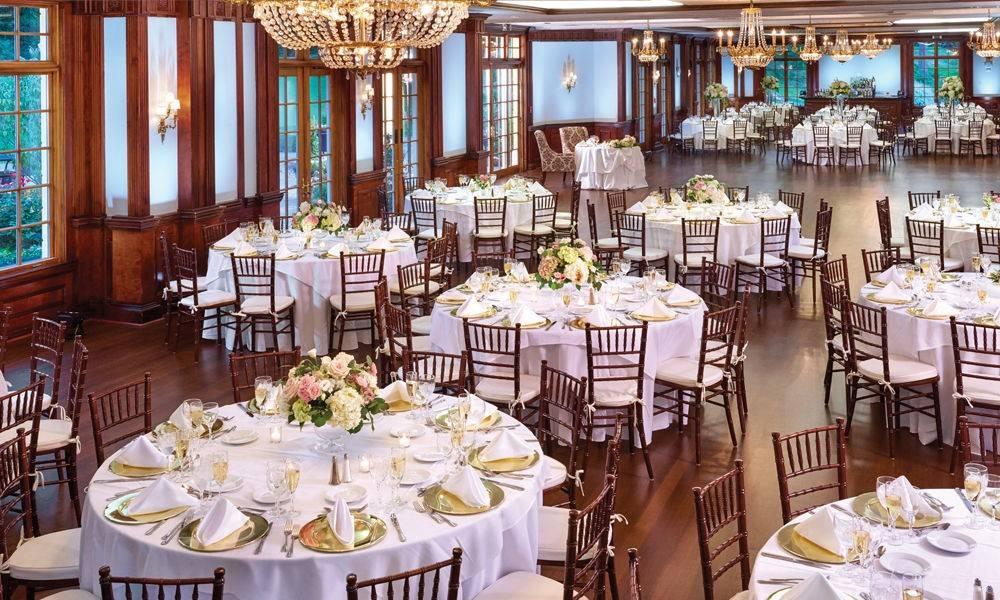 cozy wedding ballroom