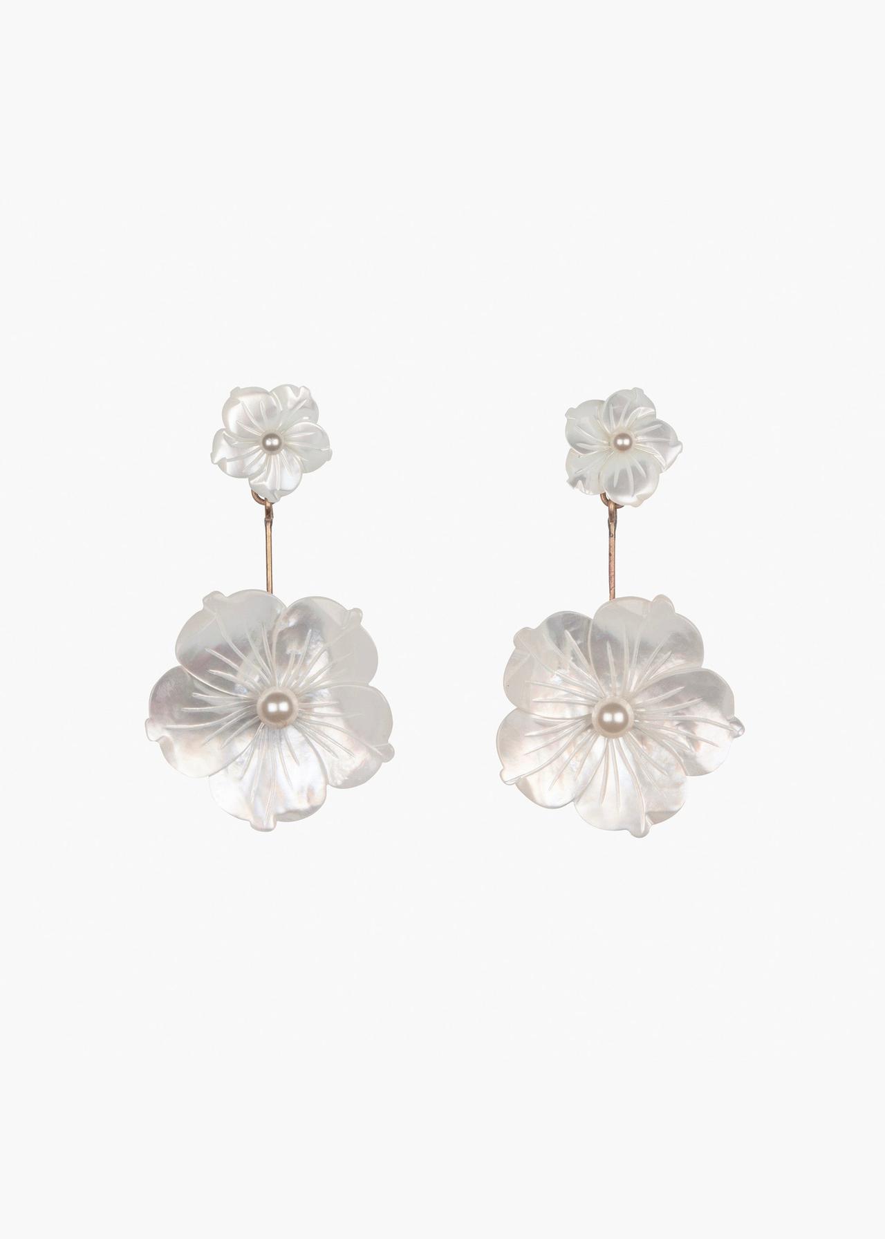 Bridal deals floral earrings