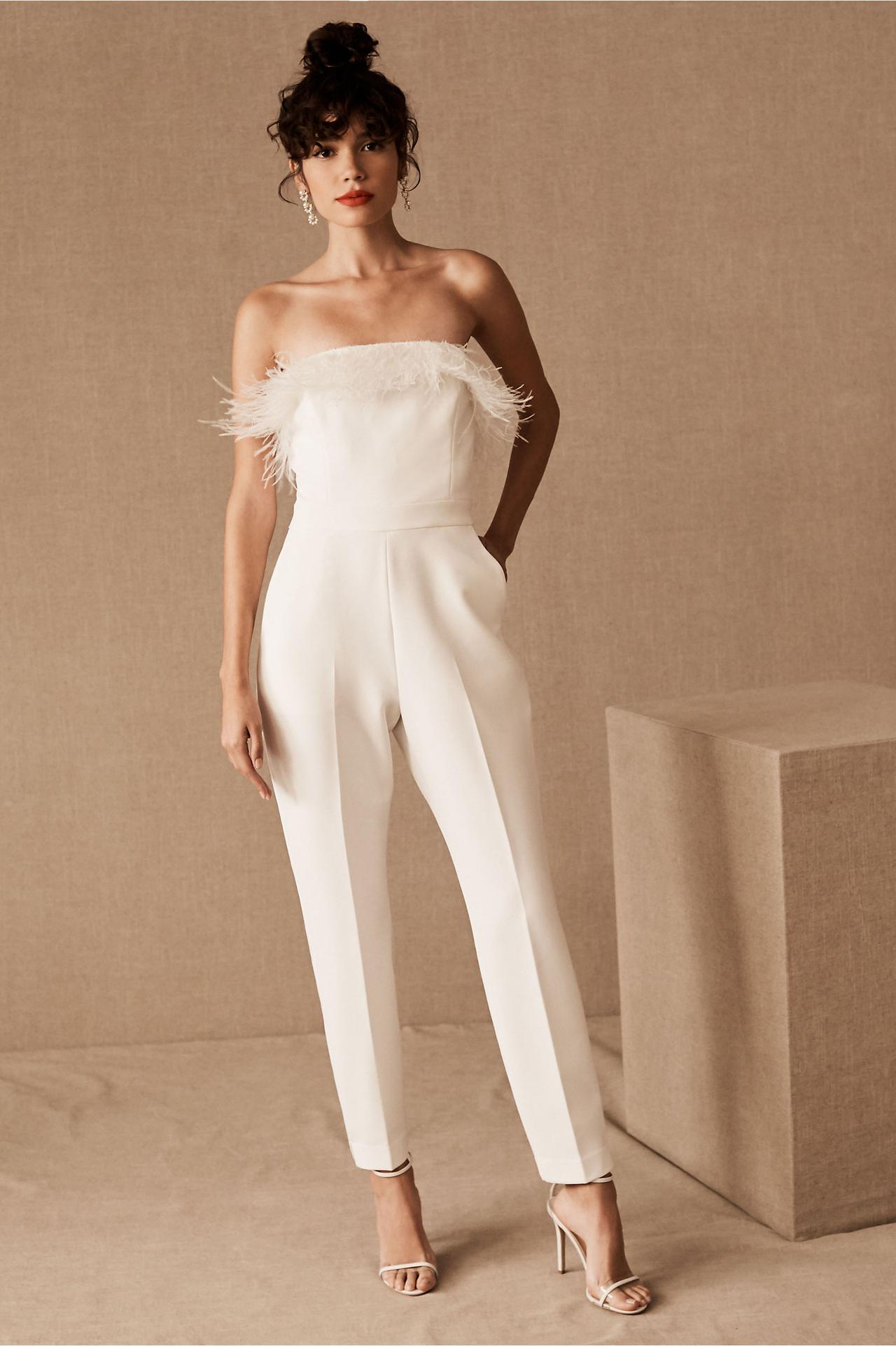 Bhldn cheap white jumpsuit