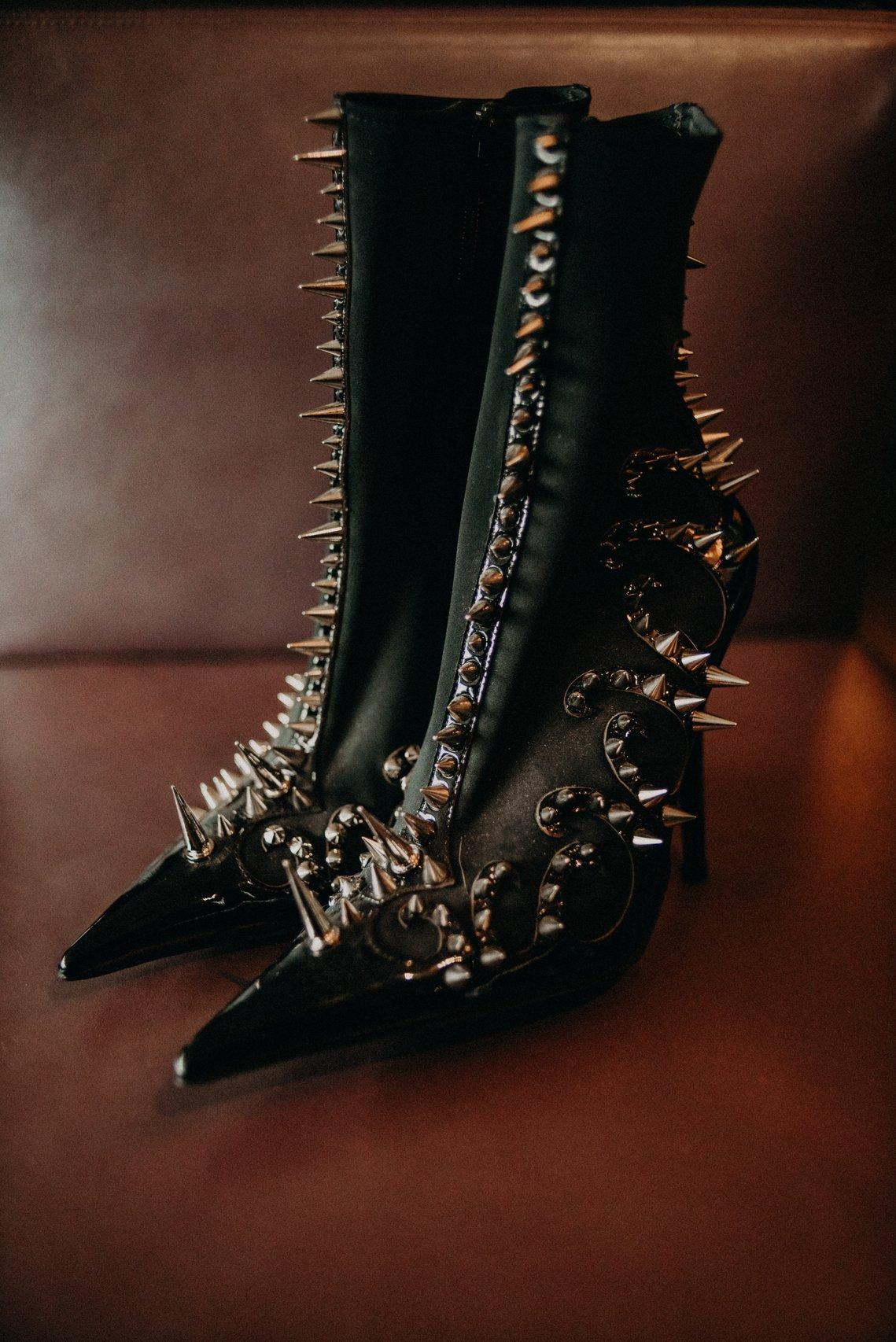 gothic wedding shoes