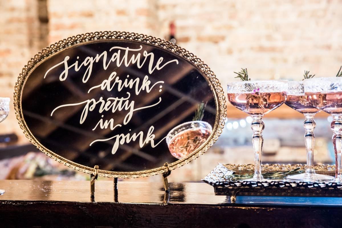27 Clever Signature Wedding Drink Names 2343