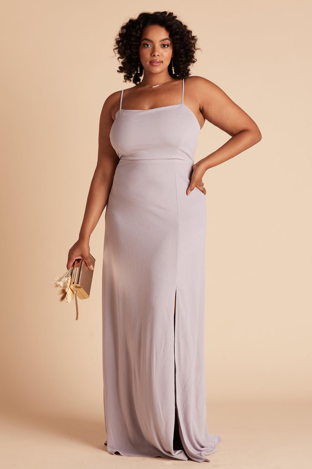 Pastel color gown 2025 for plus size