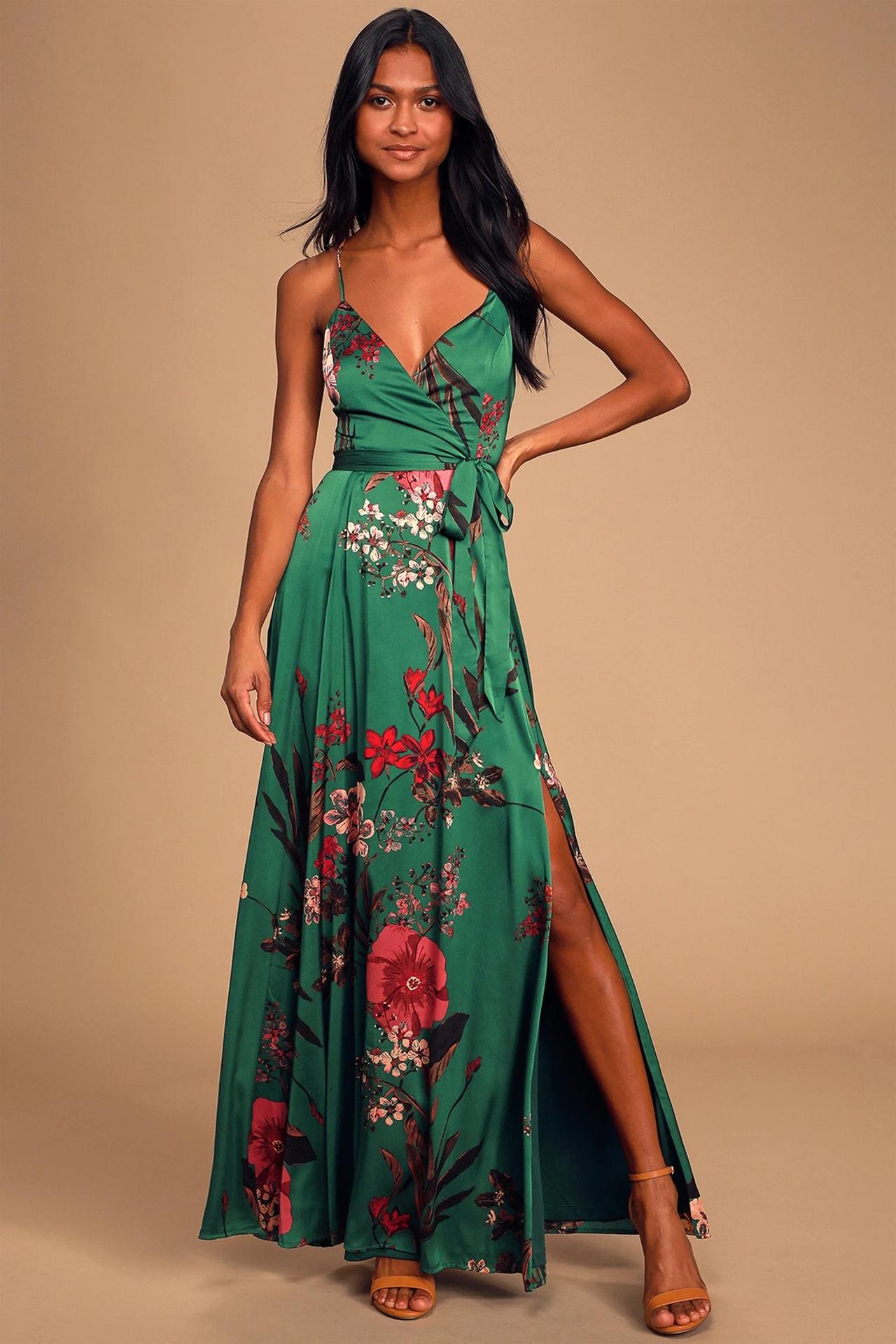 Colorful wedding guest clearance dresses