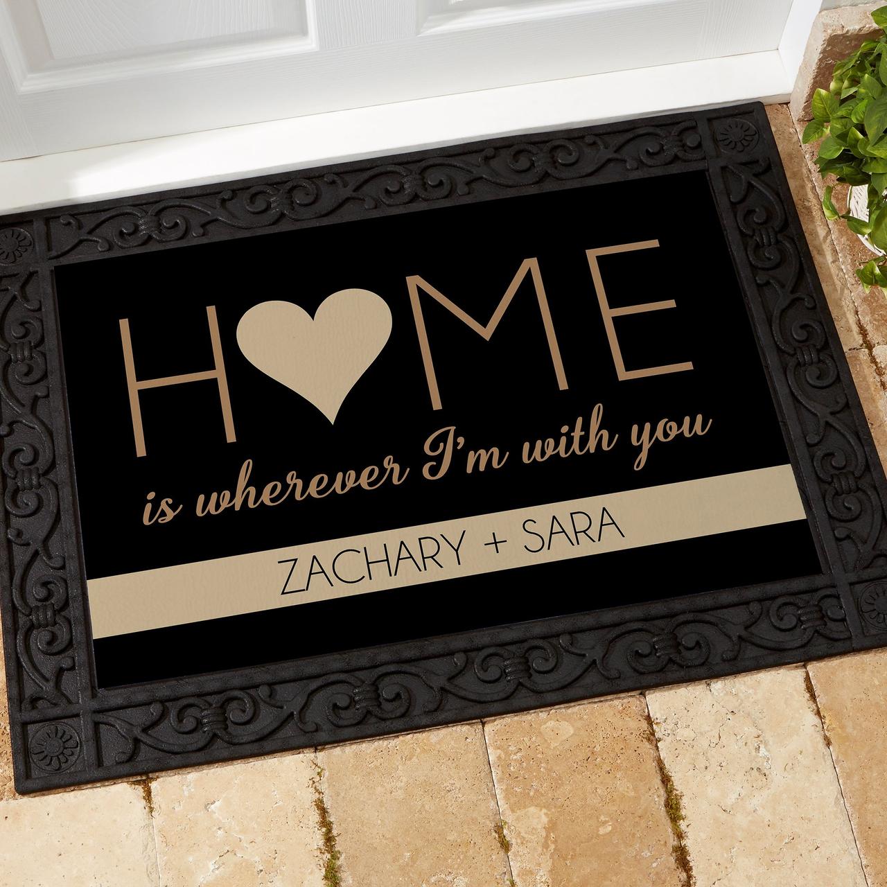 House Warming Gift Welcome Mat Cooking Is Love Cooking Lover Doormat