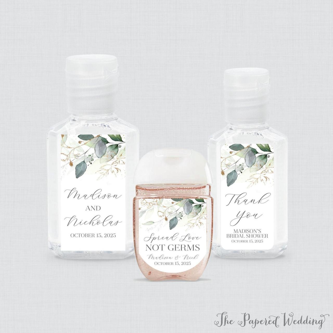 Wedding deals hand sanitizer