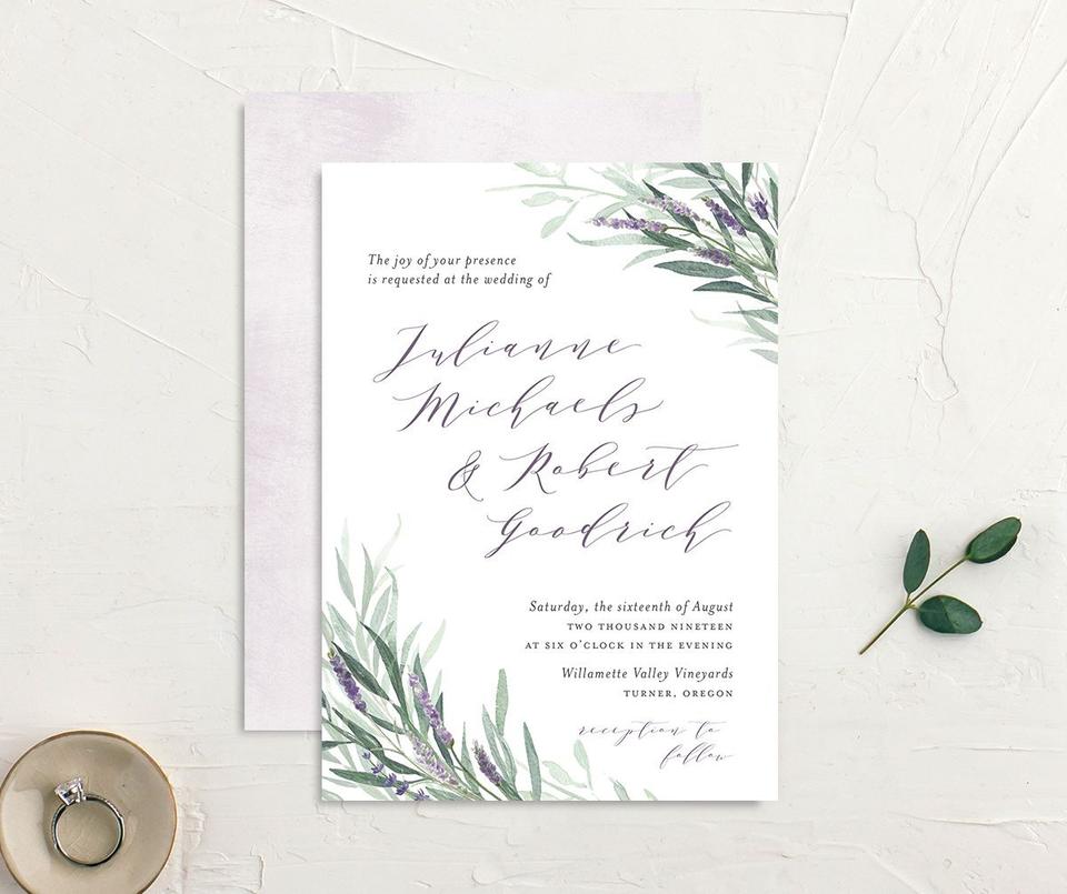 23 Romantic Floral Wedding Invitations