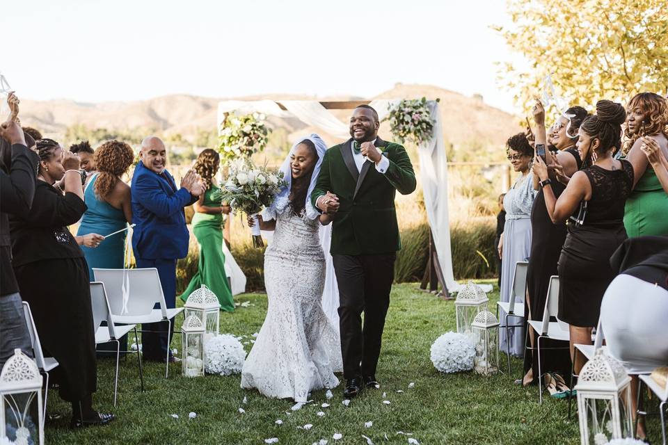 Hands Signing During The Wedding Stock Photo - Download Image Now