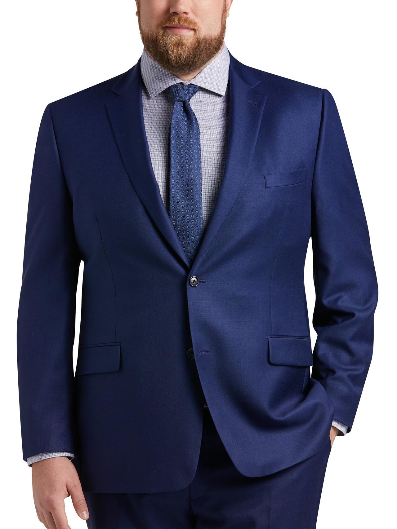 Executive Fit three-piece navy suit