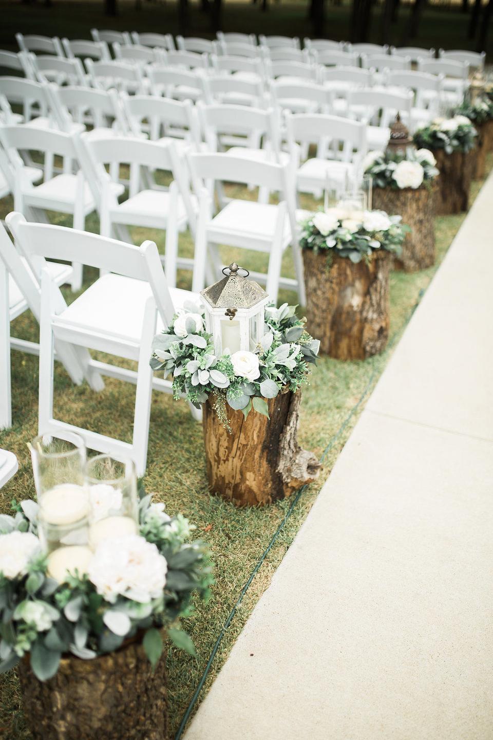 Outdoor Rustic Wedding Ceremony