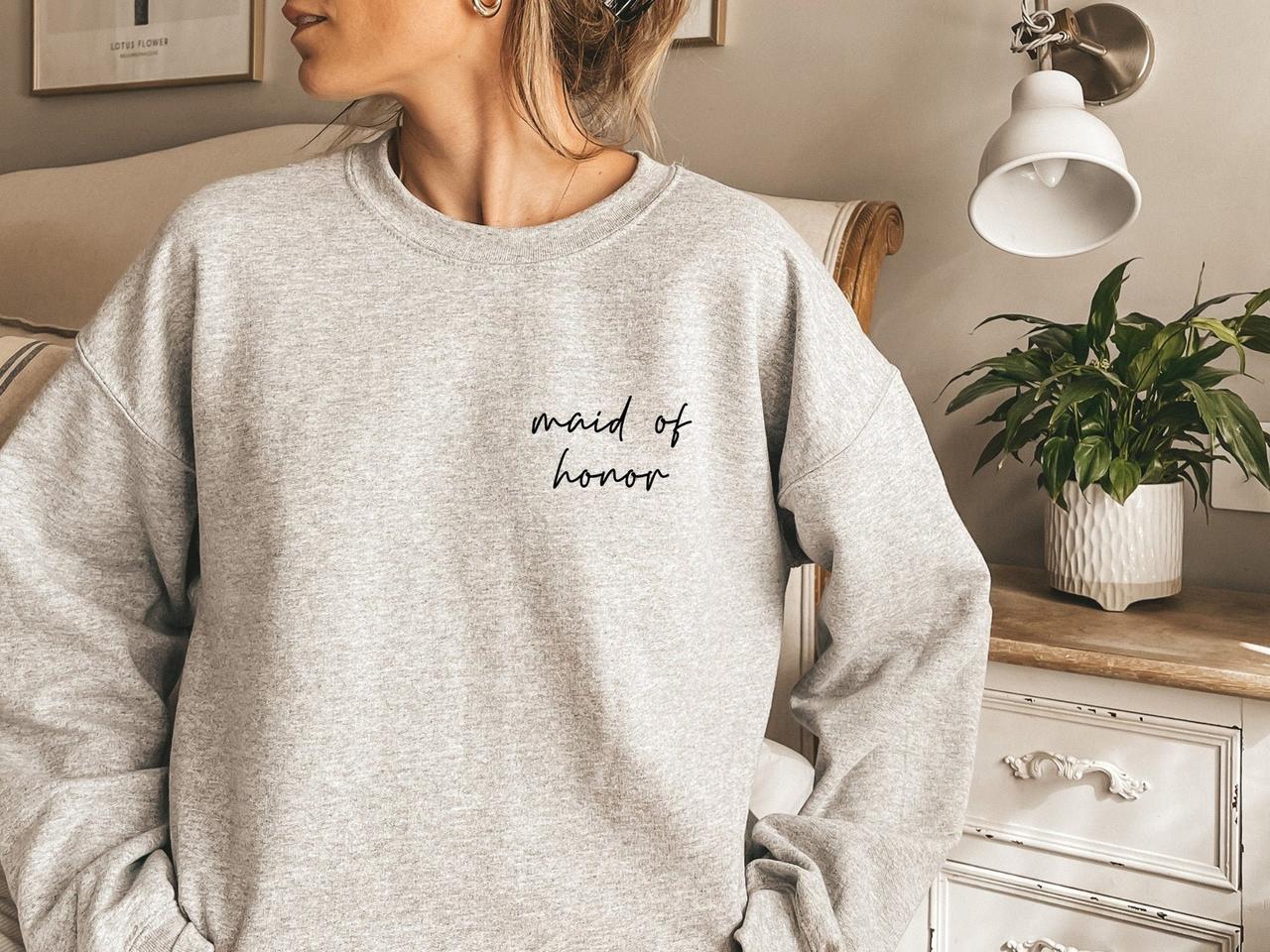 Personalized cheap bride sweatshirt