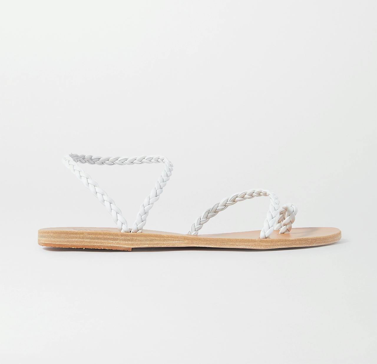 White beach clearance wedding sandals