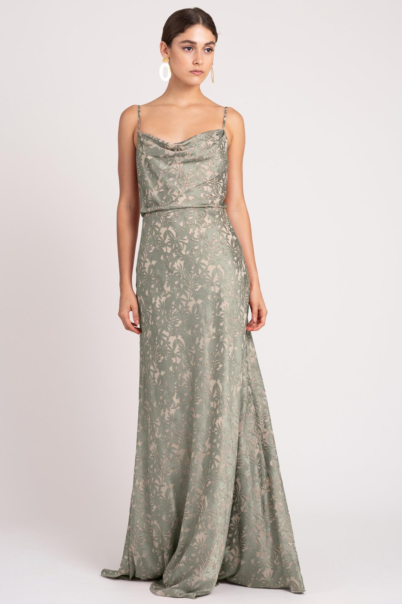 Sage Floral Bridesmaid Dresses