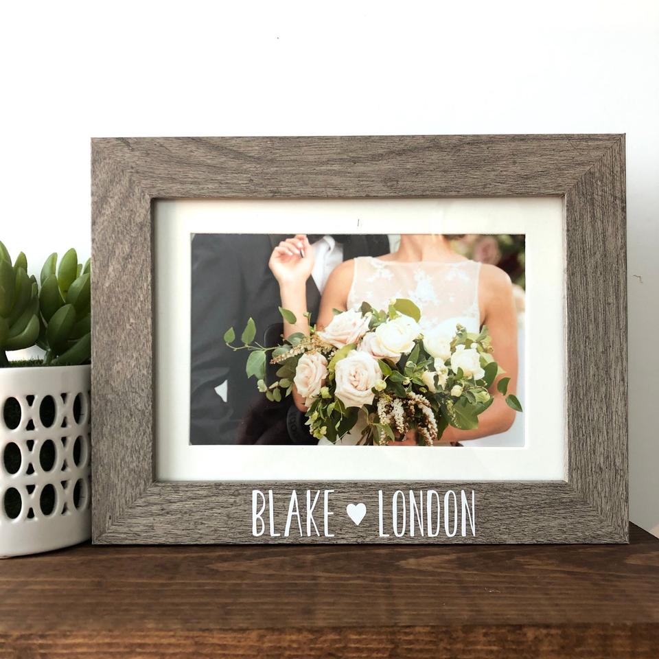 29 Wedding Picture Frames for Every Style