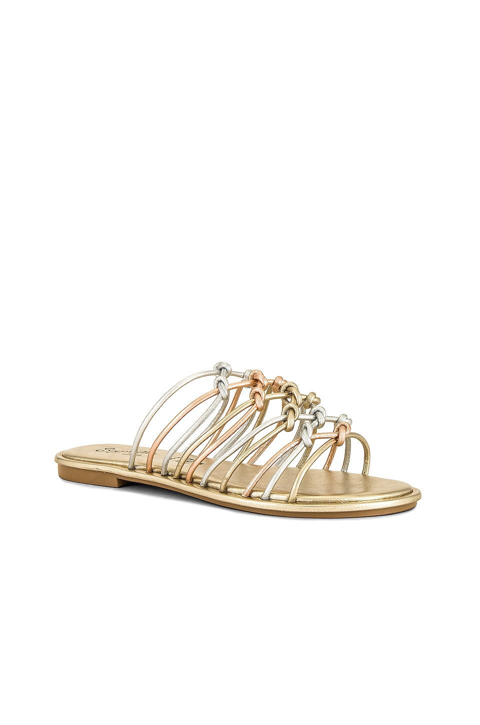 Tibi Miles Sandal in Ivory | REVOLVE