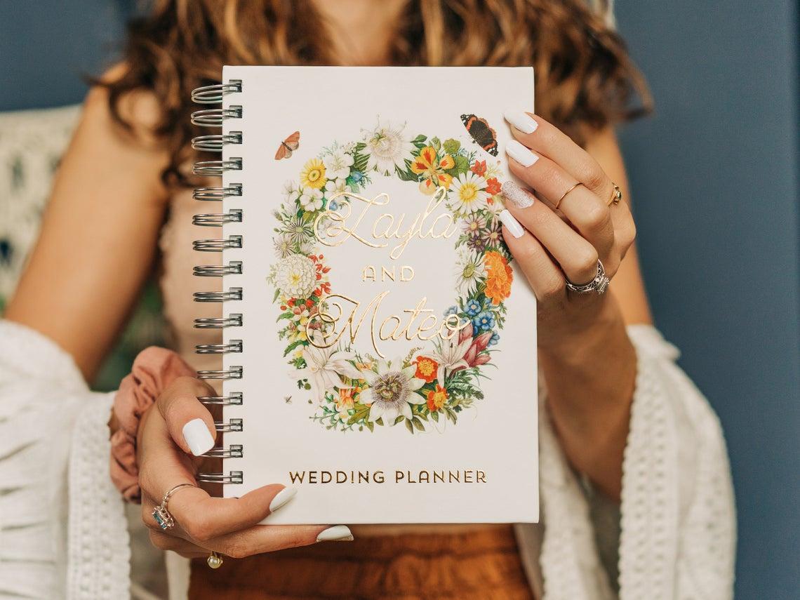 Personalised Wedding Planner Book - Bride Gift Personalized